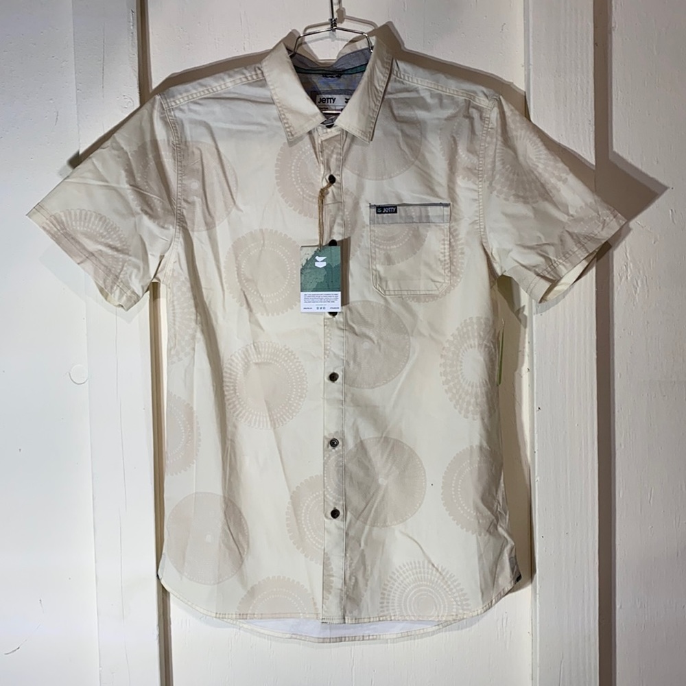 Jetty apparel Co. - button down tee size M